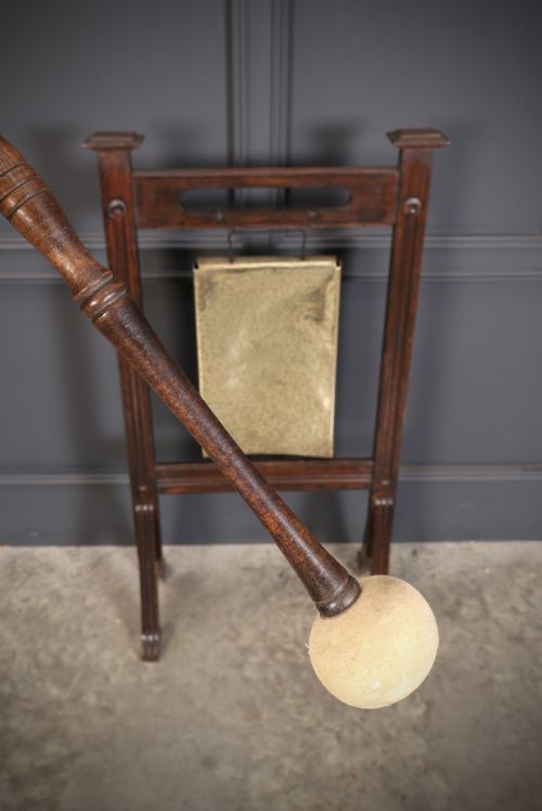 OAK BRASS DINNER GONG - ADDITIONAL PHOTO 2