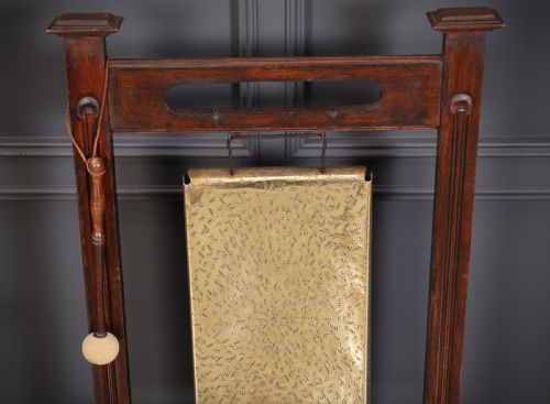 OAK BRASS DINNER GONG - ADDITIONAL PHOTO 3