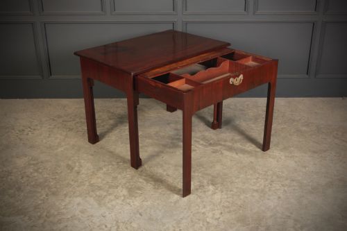 RARE GEORGIAN MAHOGANY ARCHITECTS TABLE DESK - ADDITIONAL PHOTO 4
