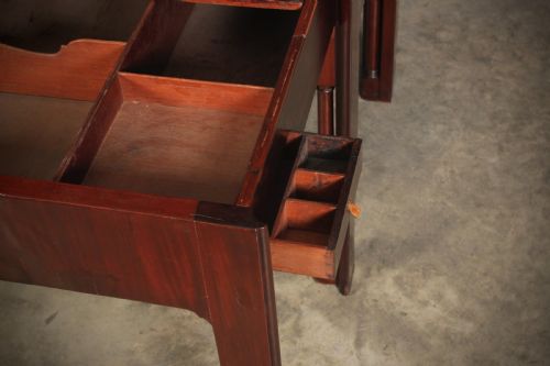 RARE GEORGIAN MAHOGANY ARCHITECTS TABLE DESK - ADDITIONAL PHOTO 8