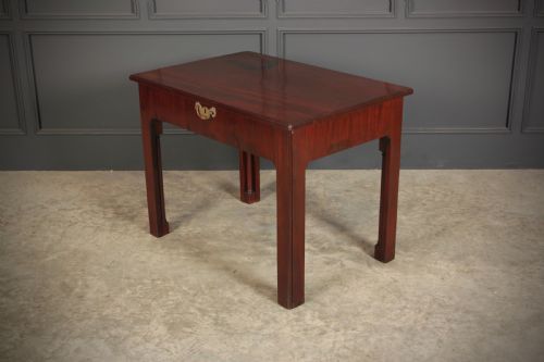 RARE GEORGIAN MAHOGANY ARCHITECTS TABLE DESK - ADDITIONAL PHOTO 9