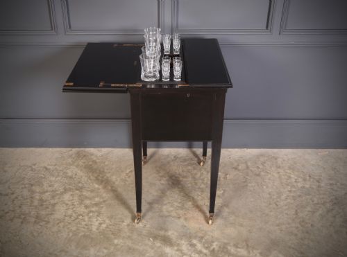 BLACK SURPRISE DRINKS COCKTAIL TABLE BY WARING GILLOW - ADDITIONAL PHOTO 10