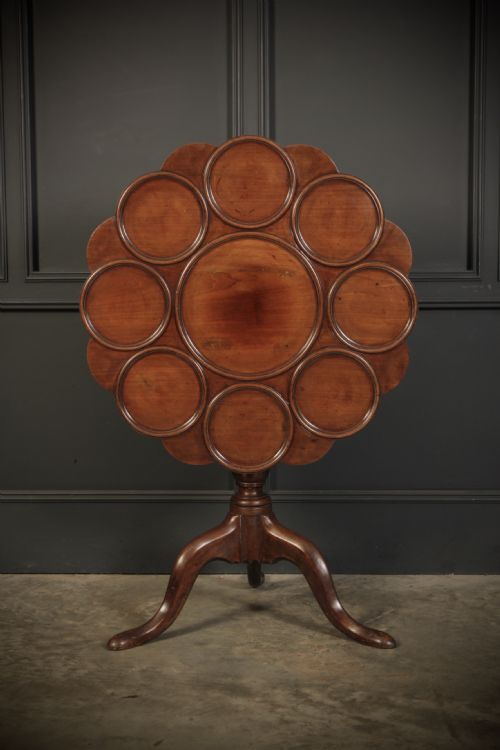 ANTIQUE GEORGIAN MAHOGANY OCCASIONAL SUPPER TABLE - ADDITIONAL PHOTO 7