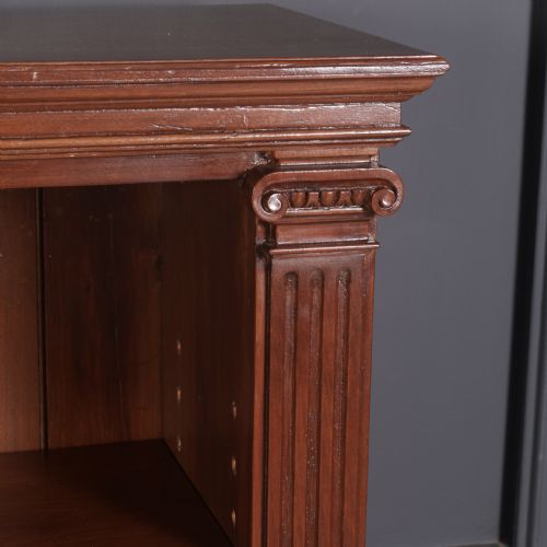 VICTORIAN OAK OPEN BOOKCASE - ADDITIONAL PHOTO 2