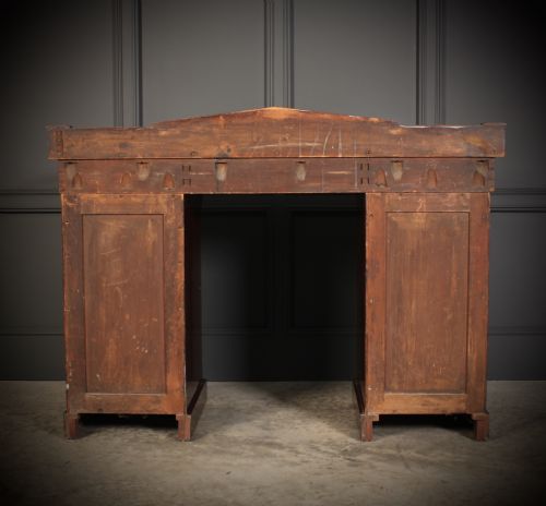 FLAME MAHOGANY PEDESTAL SIDEBOARD - ADDITIONAL PHOTO 6