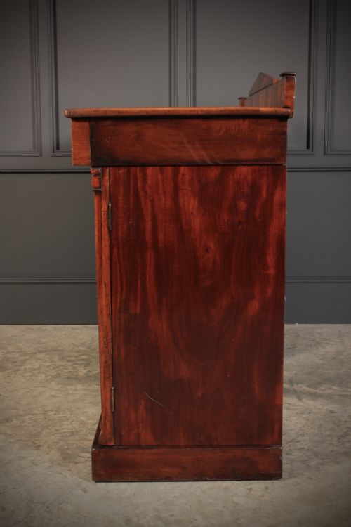 FLAME MAHOGANY PEDESTAL SIDEBOARD - ADDITIONAL PHOTO 7