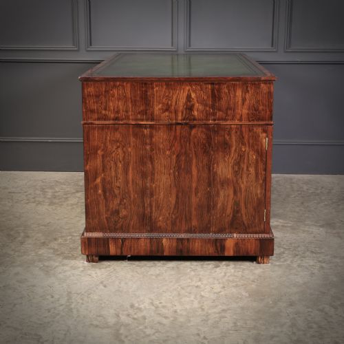 RARE WILLIAM IV ROSEWOOD PARTNERS DESK - ADDITIONAL PHOTO 8