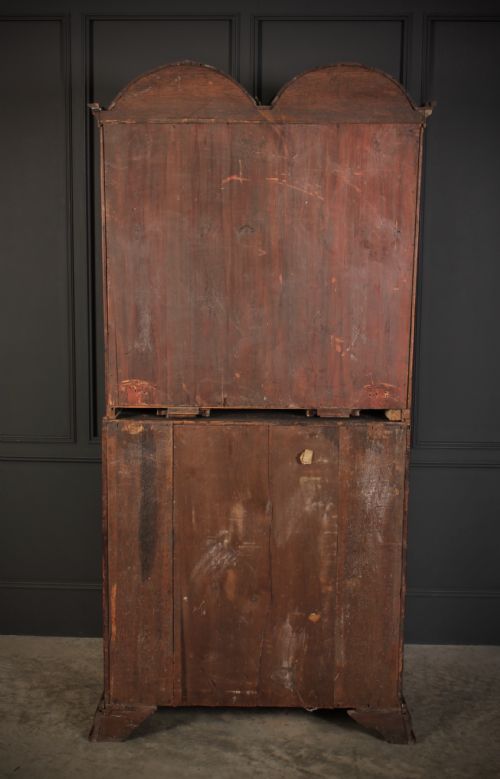 18TH CENTURY WALNUT BUREAU BOOKCASE - ADDITIONAL PHOTO 5