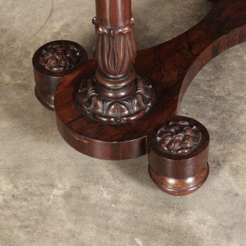 WILLIAM IV ROSEWOOD SEWING TABLE - ADDITIONAL PHOTO 3