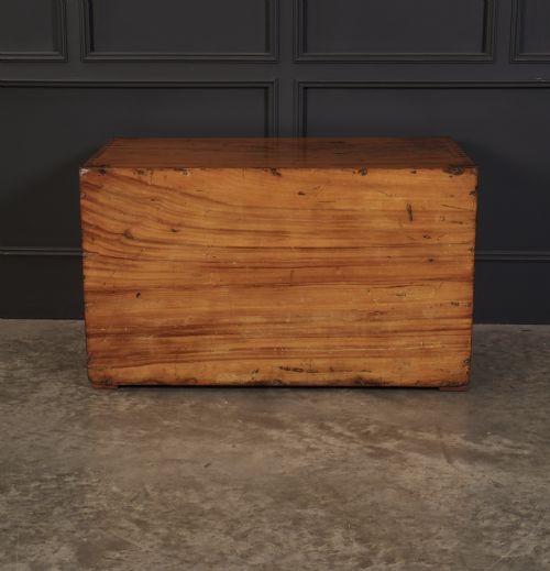 LOW CAMPHOR WOOD CAMPAIGN CHEST - ADDITIONAL PHOTO 8