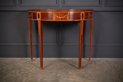 RARE 18TH CENTURY MARQUETRY INLAID TEA TABLE - ADDITIONAL PHOTO 5