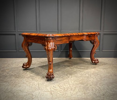 MAGNIFICENT WILLIAM IV ROSEWOOD PARTNERS WRITING TABLE - ADDITIONAL PHOTO 1