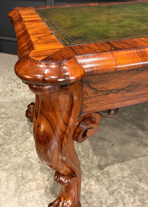 MAGNIFICENT WILLIAM IV ROSEWOOD PARTNERS WRITING TABLE - ADDITIONAL PHOTO 3
