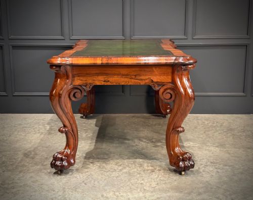 MAGNIFICENT WILLIAM IV ROSEWOOD PARTNERS WRITING TABLE - ADDITIONAL PHOTO 9