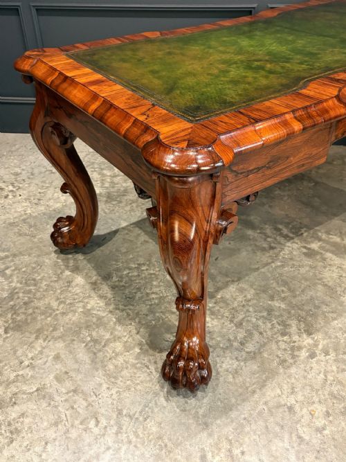MAGNIFICENT WILLIAM IV ROSEWOOD PARTNERS WRITING TABLE - ADDITIONAL PHOTO 2