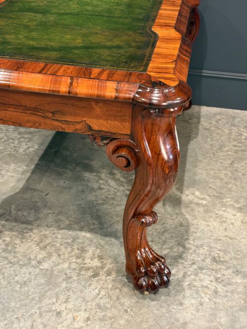MAGNIFICENT WILLIAM IV ROSEWOOD PARTNERS WRITING TABLE - ADDITIONAL PHOTO 10