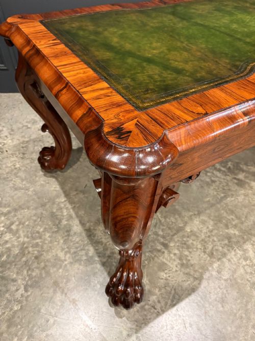 MAGNIFICENT WILLIAM IV ROSEWOOD PARTNERS WRITING TABLE - ADDITIONAL PHOTO 14
