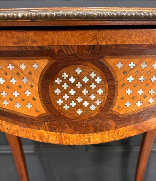 FRENCH ORMOLU MOUNTED SIDE TABLE - ADDITIONAL PHOTO 4