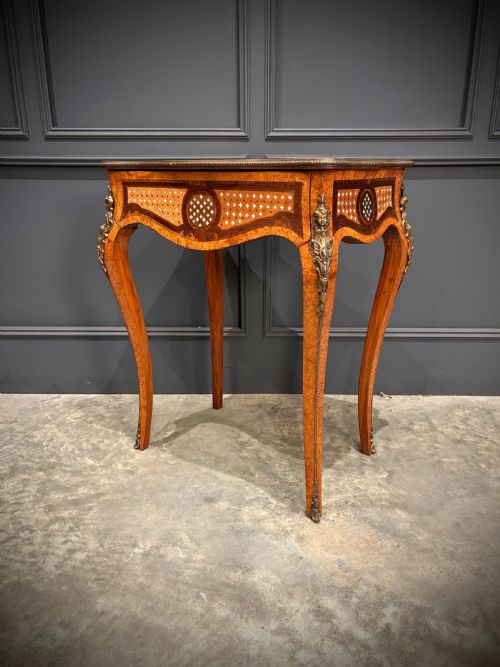 FRENCH ORMOLU MOUNTED SIDE TABLE - ADDITIONAL PHOTO 8