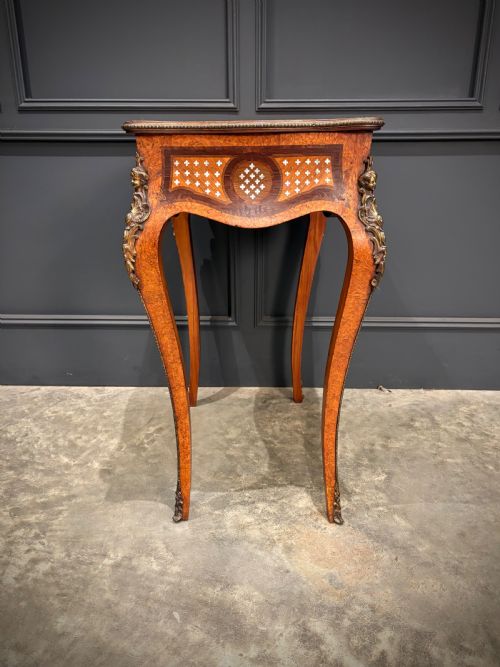 FRENCH ORMOLU MOUNTED SIDE TABLE - ADDITIONAL PHOTO 12