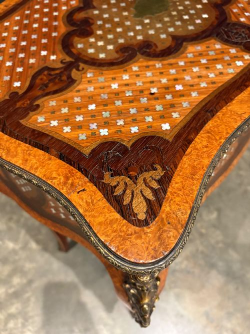 FRENCH ORMOLU MOUNTED SIDE TABLE - ADDITIONAL PHOTO 1