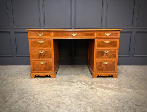 INLAID WALNUT DESK - ADDITIONAL PHOTO 1