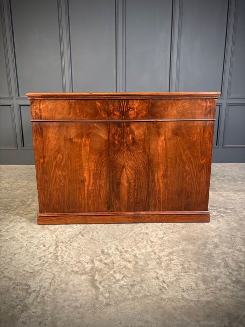 LARGE VICTORIAN WALNUT PARTNERS DESK - ADDITIONAL PHOTO 9