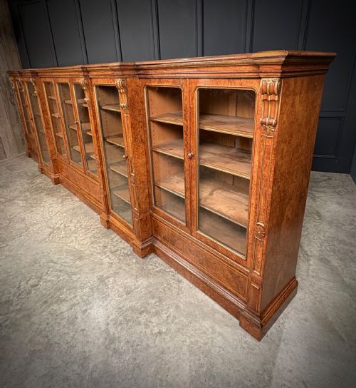 IMPRESSIVE LARGE POLLARD OAK LIBRARY BOOKCASE - ADDITIONAL PHOTO 1