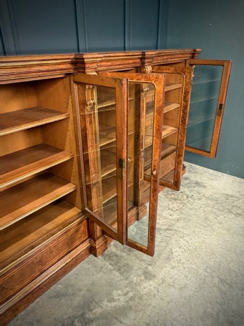 IMPRESSIVE LARGE POLLARD OAK LIBRARY BOOKCASE - ADDITIONAL PHOTO 8