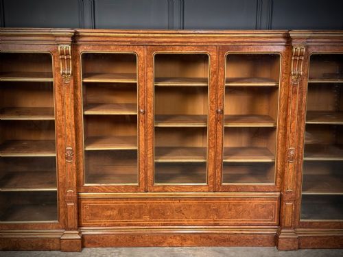 IMPRESSIVE LARGE POLLARD OAK LIBRARY BOOKCASE - ADDITIONAL PHOTO 12
