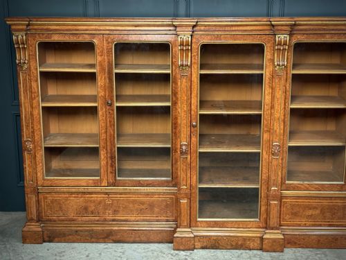 IMPRESSIVE LARGE POLLARD OAK LIBRARY BOOKCASE - ADDITIONAL PHOTO 13