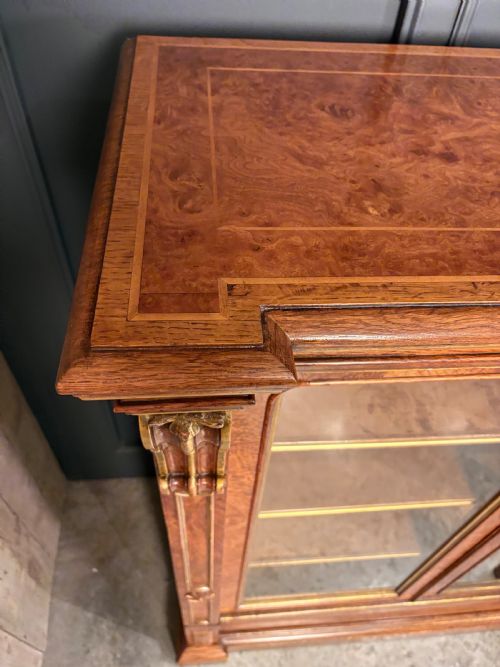 IMPRESSIVE LARGE POLLARD OAK LIBRARY BOOKCASE - ADDITIONAL PHOTO 20