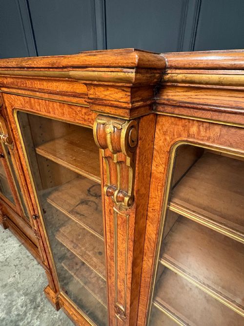 IMPRESSIVE LARGE POLLARD OAK LIBRARY BOOKCASE - ADDITIONAL PHOTO 5