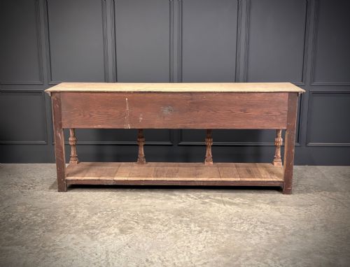 BLEACHED CARVED OAK POTBOARD DRESSER - ADDITIONAL PHOTO 12