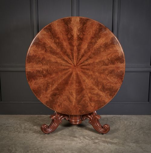 SUPERB MAHOGANY TILT TOP CENTRE TABLE - ADDITIONAL PHOTO 2