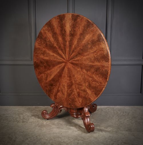 SUPERB MAHOGANY TILT TOP CENTRE TABLE - ADDITIONAL PHOTO 3