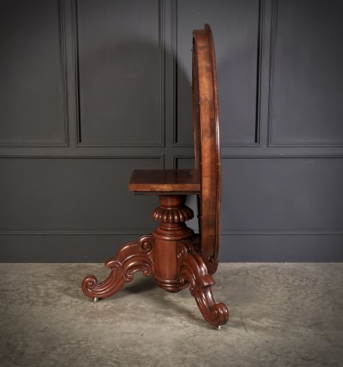 SUPERB MAHOGANY TILT TOP CENTRE TABLE - ADDITIONAL PHOTO 6