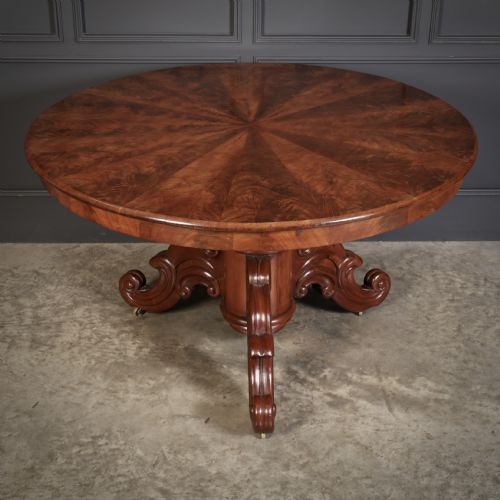 SUPERB MAHOGANY TILT TOP CENTRE TABLE - ADDITIONAL PHOTO 7