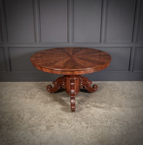 SUPERB MAHOGANY TILT TOP CENTRE TABLE - ADDITIONAL PHOTO 9