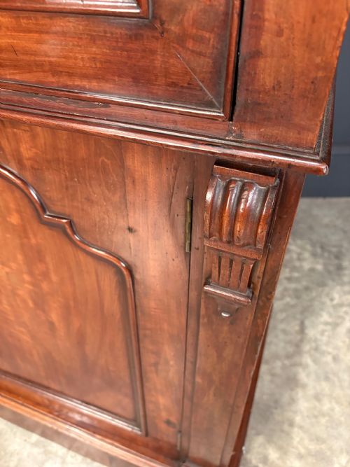 VICTORIAN MAHOGANY SECRTAIRE BOOKCASE - ADDITIONAL PHOTO 6