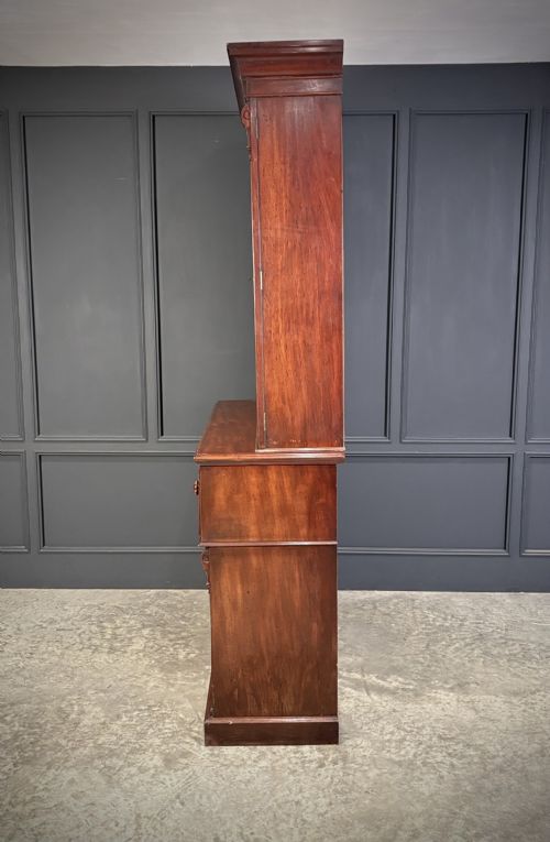 VICTORIAN MAHOGANY SECRTAIRE BOOKCASE - ADDITIONAL PHOTO 12