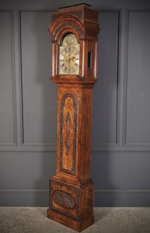 18TH CENTURY WALNUT GRANDFATHER CLOCK - ADDITIONAL PHOTO 6