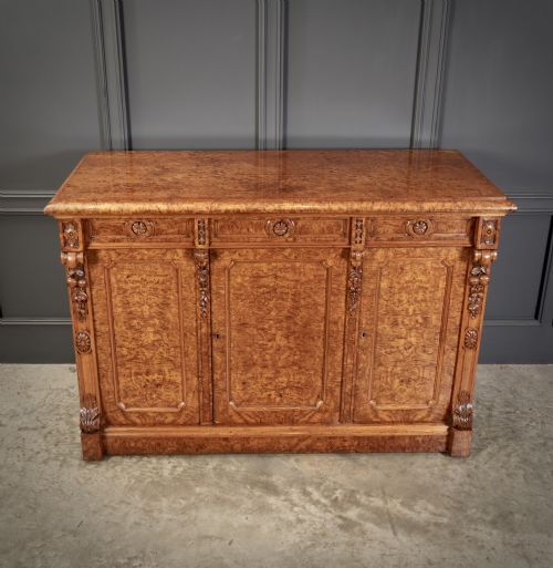 VICTORIAN POLLARD OAK SIDEBOARD - ADDITIONAL PHOTO 5