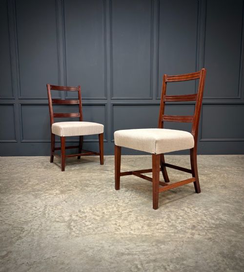 SET OF EIGHTEEN GEORGIAN MAHOGANY DINING CHAIRS - ADDITIONAL PHOTO 1