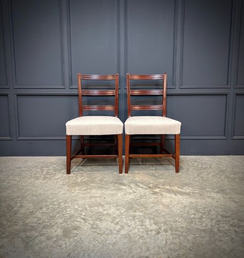 SET OF EIGHTEEN GEORGIAN MAHOGANY DINING CHAIRS - ADDITIONAL PHOTO 2