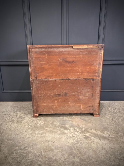 VICTORIAN MAHOGANY MILITARY CAMPAIGN CHEST BY ROSS CO - ADDITIONAL PHOTO 13