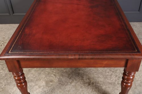 VICTORIAN MAHOGANY PARTNERS WRITING TABLE - ADDITIONAL PHOTO 11