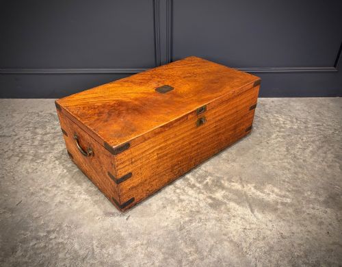 19TH CENTURY CAMPHOR WOOD TRUNK