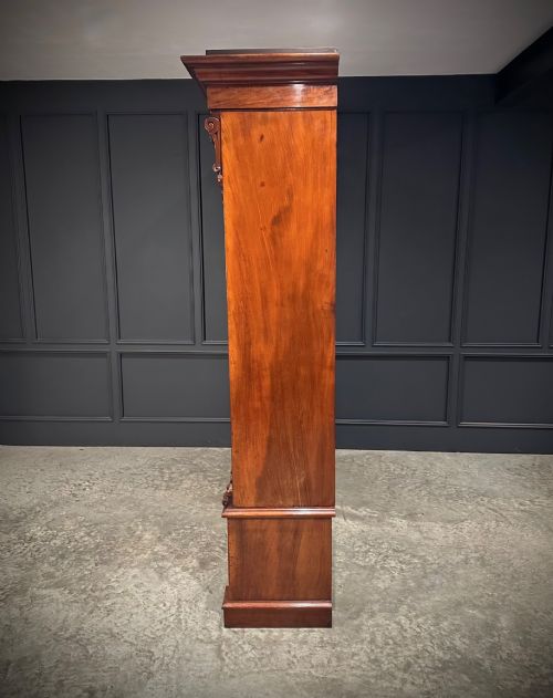 LARGE VICTORIAN MAHOGANY GLAZED BOOKCASE - ADDITIONAL PHOTO 10