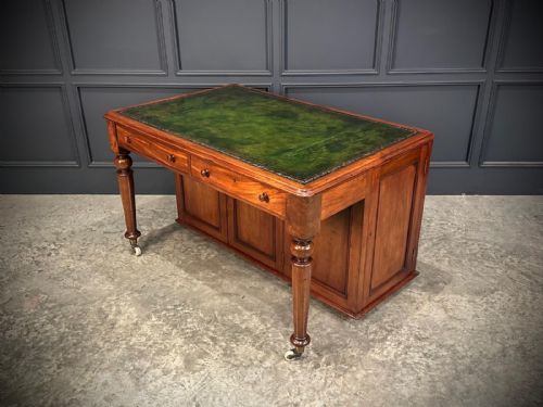 RARE VICTORIAN MAHOGANY SPECIMEN DESK - ADDITIONAL PHOTO 7